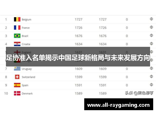 足协准入名单揭示中国足球新格局与未来发展方向